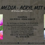 Vernissage am 8.9.2024  um 10.30 Uhr mit Anja Fiedler